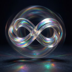 Iridescent Infinity Token