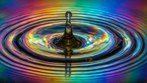 Iridescent Oil Slick