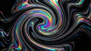 Iridescent Oil Swirl