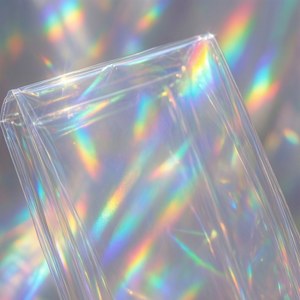 Iridescent Plastic Overlay