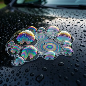 Iridescent Soap Bubbles