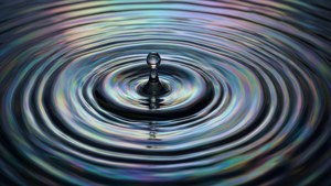 Iridescent Water Ripples