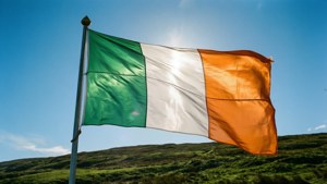 Irish Flag on Hill