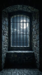 Iron Bars Moonlight