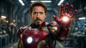 Iron Man Hero Pose
