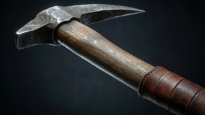 Iron Pickaxe Close-Up