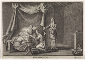 Isaak zegent Jakob