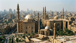 Islamic Cairo Aerial View