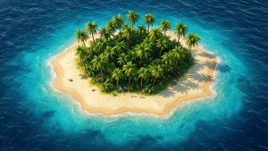 Island Map Isometric