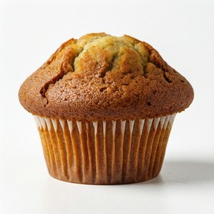 Isolated Muffin on White