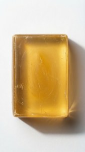 Isolated Shea Butter Bar