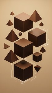 Isometric Brown Cubes