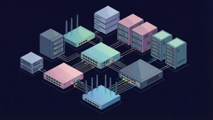 Isometric Cisco Network