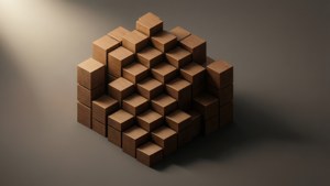 Isometric Cube Honeycomb