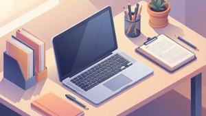 Isometric Laptop Desk
