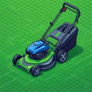 Isometric Lawn Mower
