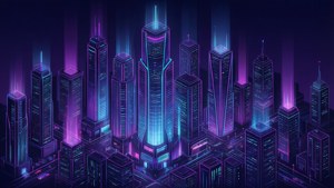 Isometric Neon City