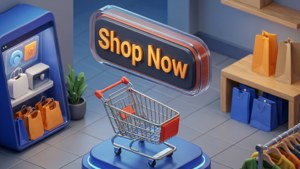 Isometric Store Shop Now