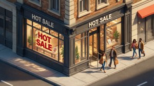 Isometric Storefront Sale
