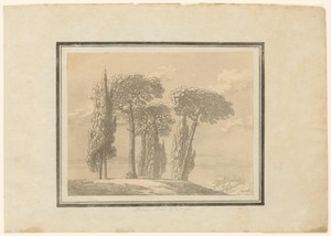 Italiaanse pijnboom en cipres