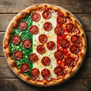 Italian Flag Pizza