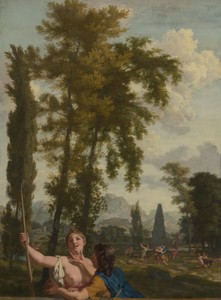 Italian Landscape with Shepherd and Shepherdess