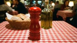 Italian Restaurant Checkered