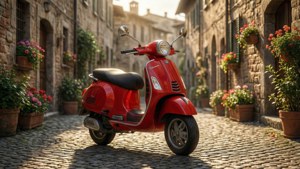 Italian Village Vespa
