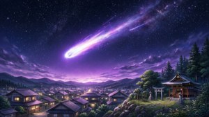 Itomori Night Sky Comet