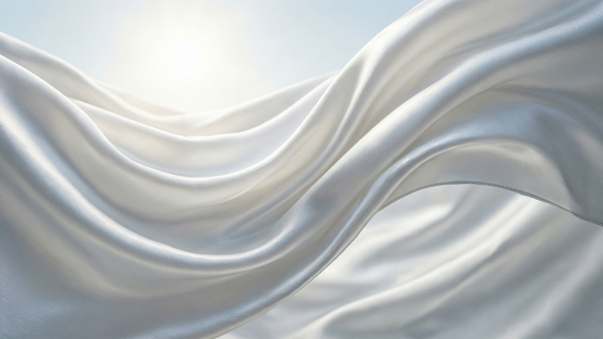 Ivory Satin Flow by Wallpapers.art Studio