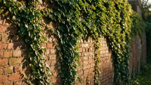 Ivy Covered Brick Wall