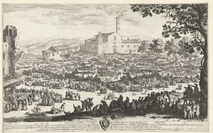 Jaarmarkt te Impruneta nabij Florence