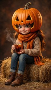Jack-o-Lantern Girl