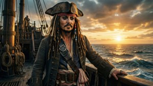 Jack Sparrow Sunset
