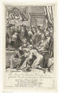 Jacob de Beaulieu opererend voor een groep chirurgijnen