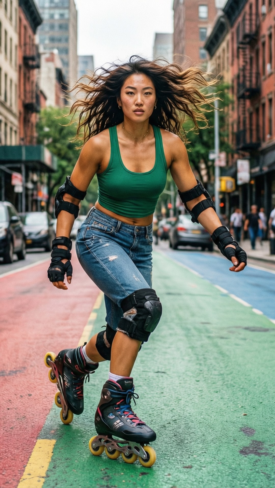 Jade's Rollerblade Adventure by Wallpapers.art Studio