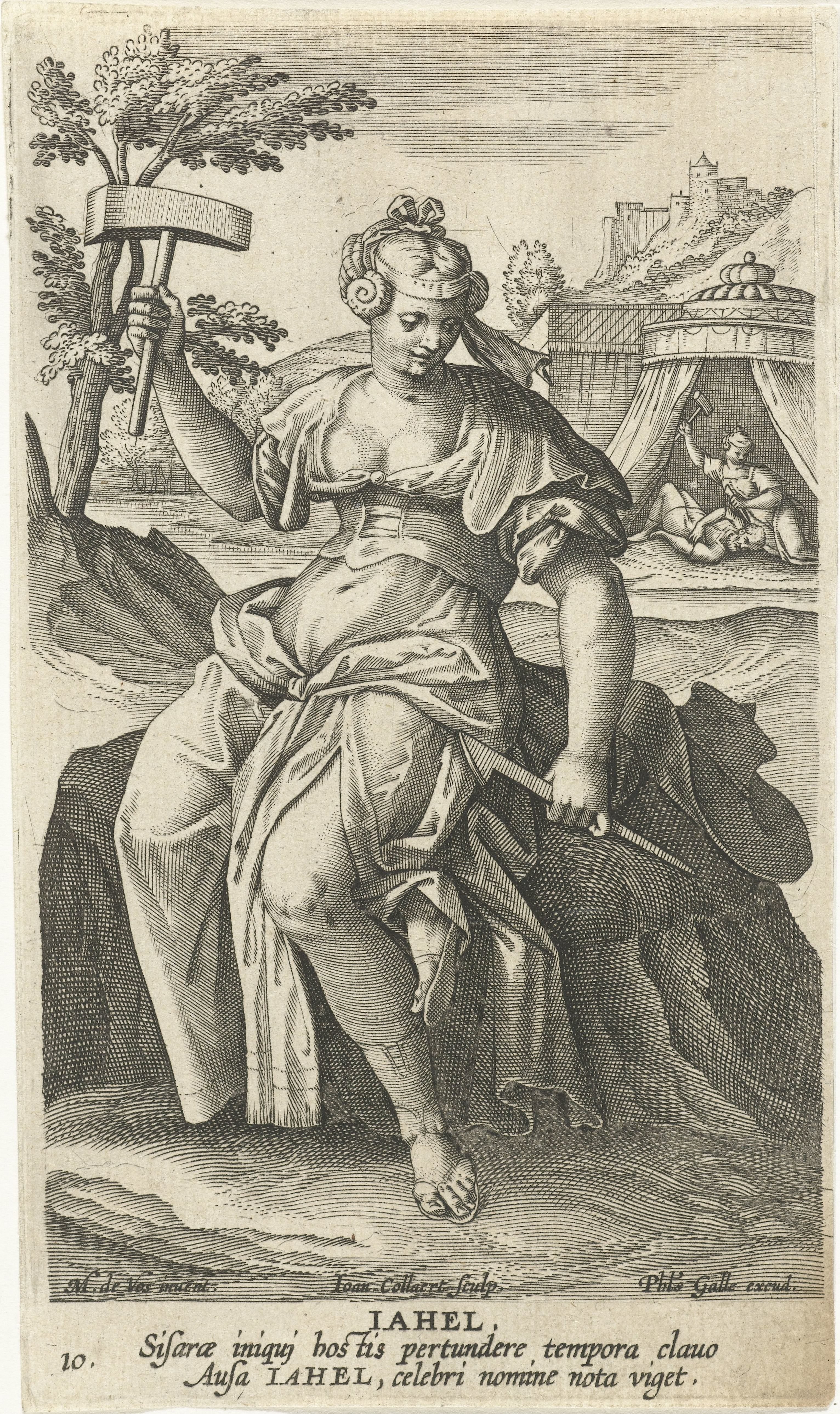 Jaël by Jan Collaert (II)