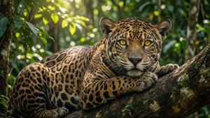 Jaguar in the Amazon