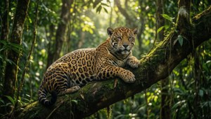 Jaguar in the Canopy