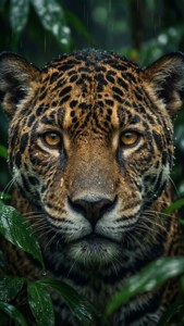 Jaguar in the Rainforest