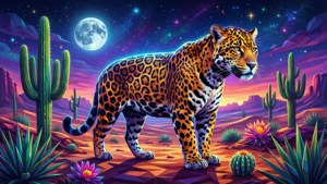 Jaguar Moon Desert