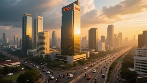Jakarta Golden Skyline