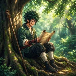 Jaken Reading Scroll