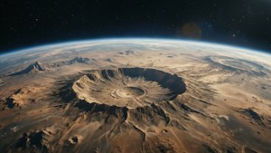 Jakku from Orbit
