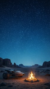 Jakku Night Camp
