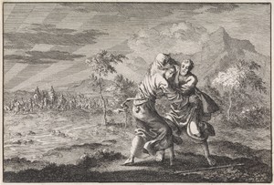 Jakob in gevecht met de engel