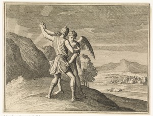 Jakob worstelt met de engel