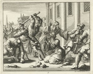Jakobus de Mindere (Jacobus Minor) doodgeslagen