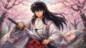 Jakotsu Among Blossoms