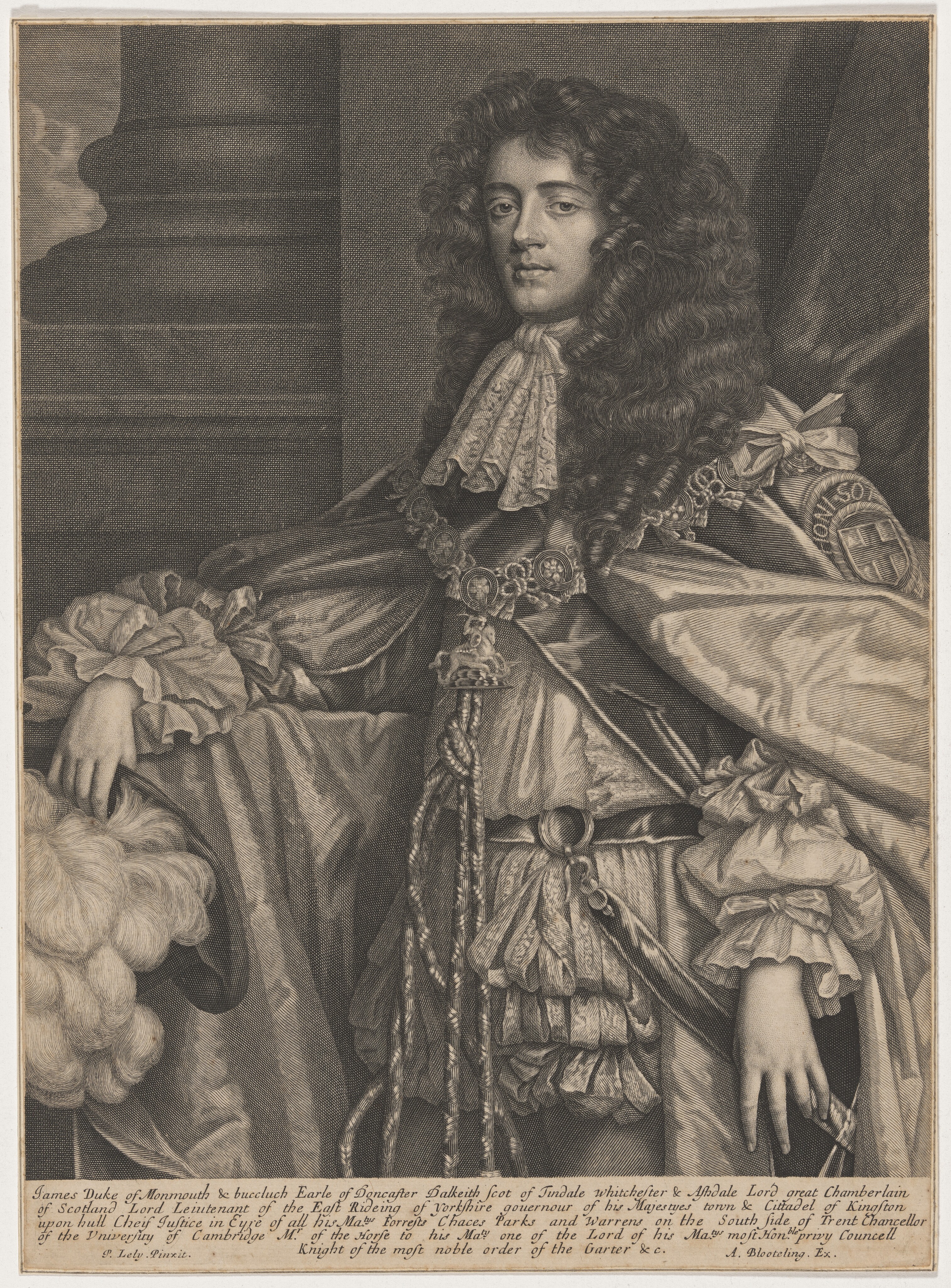 James, Duke of Monmouth and Buccleuch by Abraham Bloteling